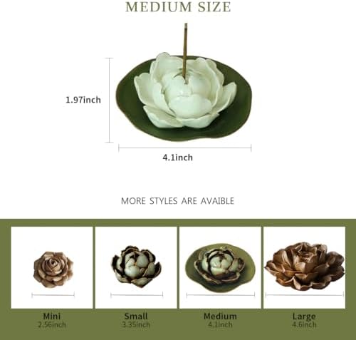 Handmade Chinese Ceramics Incense Holder White 255 Inch
