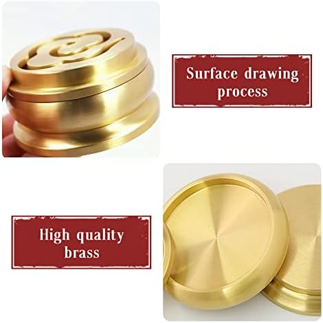 3 In 1 Mini Brass Incense Burner and Ash Press Set