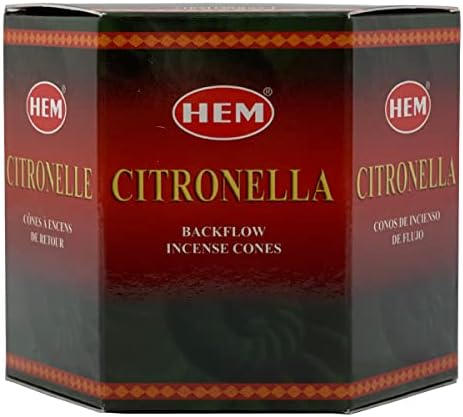 Citronella Backflow Incense Cones for Aromatic Waterfall Fountain
