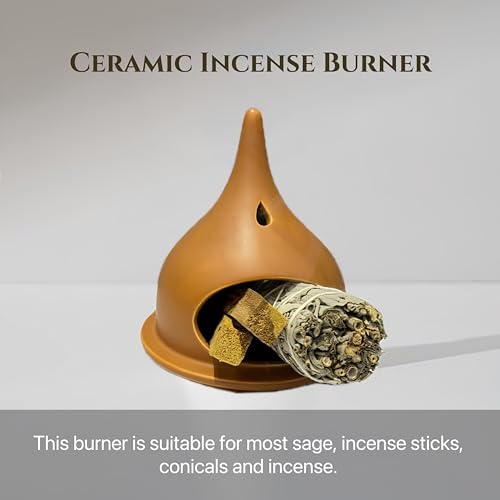 HOVOL 3-in-1 Ceramic Incense Burner Holder