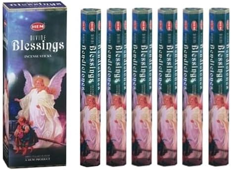 HEM Incense Box of Six 20 Stick Tubes