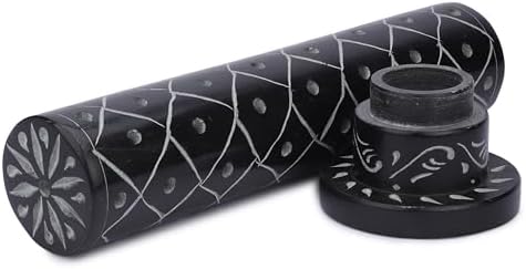Ajuny Incense Holder Tree of Life Black Marble 105 Inch