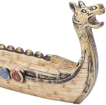 Comeon Retro Dragon Boat Incense Holder