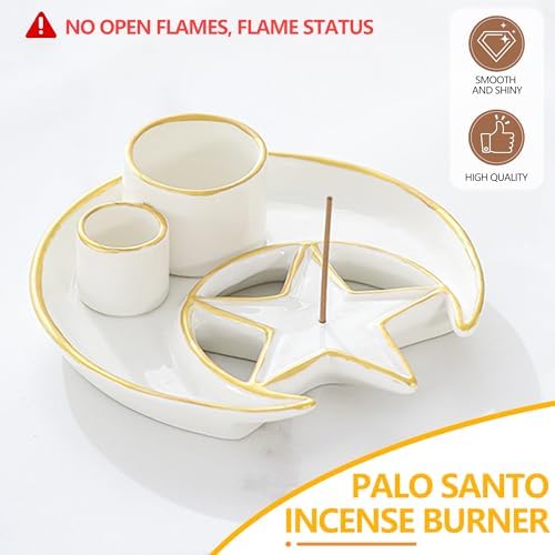 59in Ceramic Incense Burner for Sage and Palo Santo Sticks