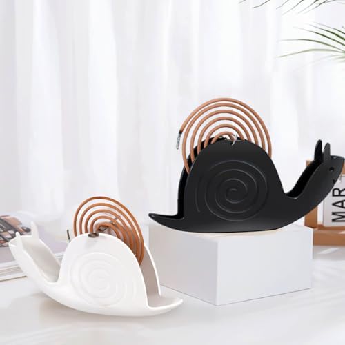 Snail Shape Mosquito Coil Burner Holder with Fireproof Design