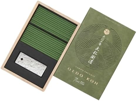 OEDO-KOH Pine Tree Incense 60 Sticks with Holder by NIPPON KODO
