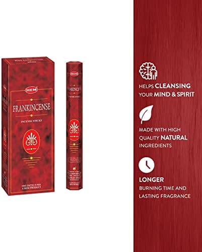 HEM Frankincense Incense 6 Packs 120 Sticks