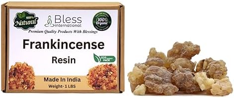 Bless International Premium Grade A Indian Frankincense Natural Tree Sap Resin 16 Ounces