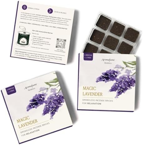 Magic Lavender Incense Bricks Refill Pack 3x9 by Aromafume