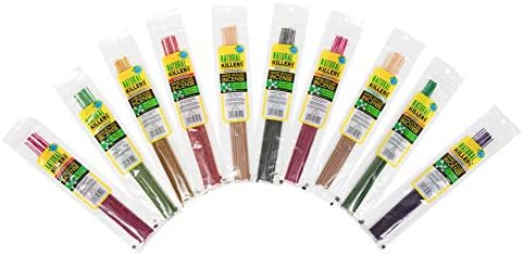 Odor Eliminator Incense Sticks Variety Pack - 120 Natural Aromatic Sticks