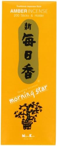 Morning Star Amber Incense 200 Sticks Holder
