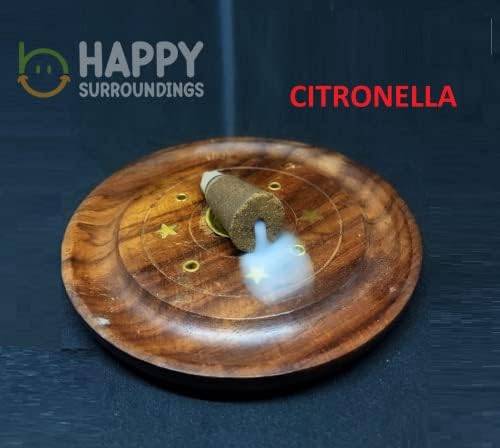 Citronella Backflow Incense Cones 25 Pack