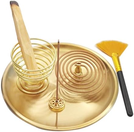 5in1 Incense Holder Set with Brass and Stainless Steel