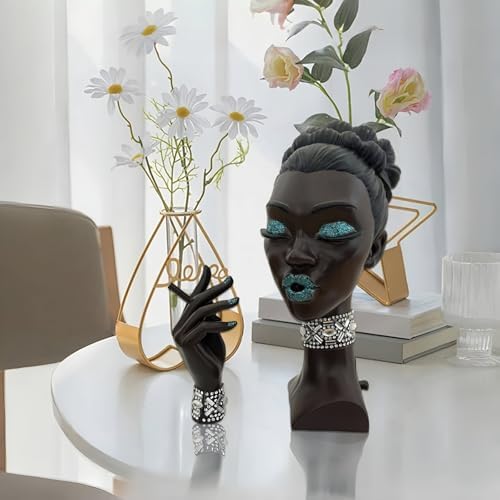 Elegant Head Incense Burner for Black Woman
