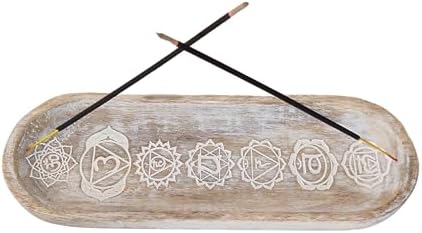 Vaniya Crafts Wooden Boat Shape Incense Holder Stand