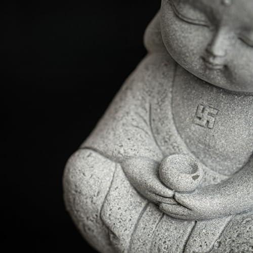 Buddha Incense Holder - Sakyamuni Blue Sandstone Burner
