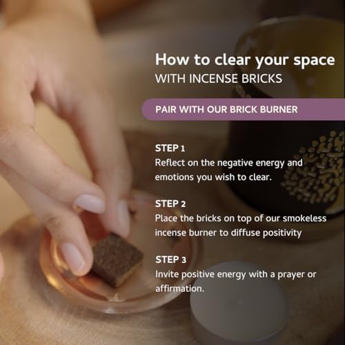 Palo Santo Lavender Smokeless Incense Bricks Refill