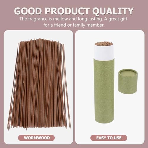 Natural Mugwort Incense Sticks for Meditation and Spiritual Cleansing