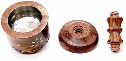 Sogra Wooden Incense Burner with Dhoop Stand