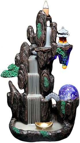 Semli Backflow Incense Holder Waterfall Burner Home Decor