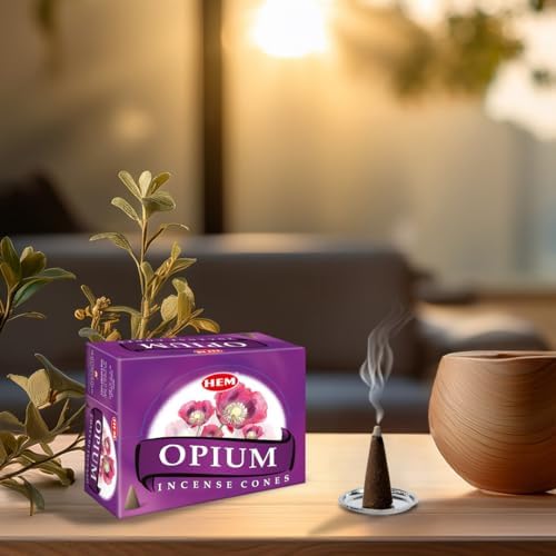 HEM Opium Incense Cones 120 Cones in 12 Boxes