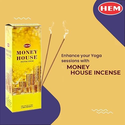 HEM Money House Incense Sticks 120 Sticks 6 Boxes