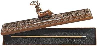Windproof Copper Incense Holder - Chinese Style for Sticks Up to 55 Inches