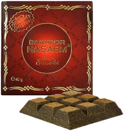 Nabeel Perfumes Nasaem Incense 40gm Unisex Floral Sandalwood Woody