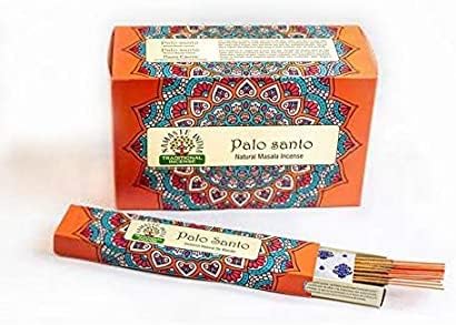 Namaste India Palo Santo Incense Sticks 12 Boxes