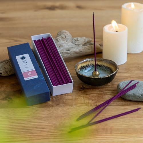 Asayu Japan Low Smoke Cherry Blossom Incense Sticks 20g Sampler