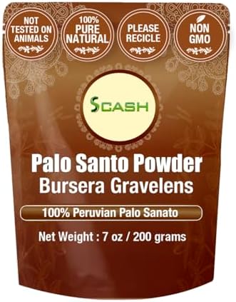 Scash 7 Ounce Palo Santo Incense Powder