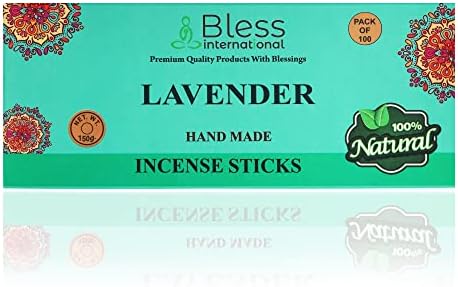 Bless Lavender 100 Natural Hand Dipped Incense Sticks 100 Sticks