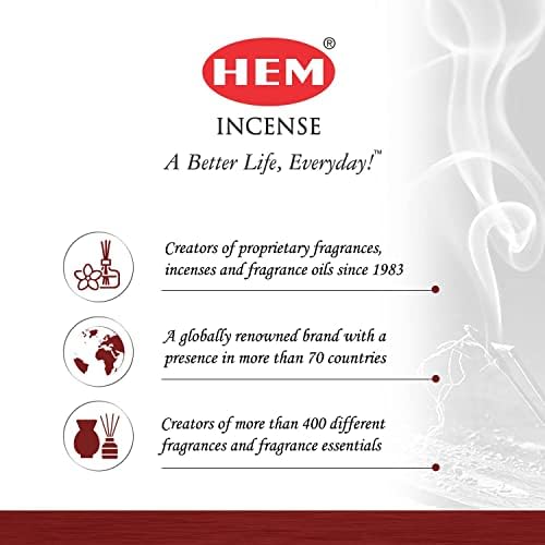 HEM Champa Masala Incense Sticks 6 Pack 120 Sticks