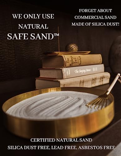 Zen Garden Kit for Desk High-End Brass Set