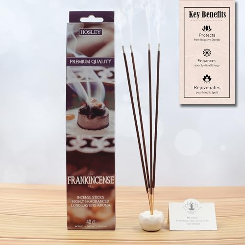 Hosley Frankincense Incense Sticks 240 Pack for Wellness