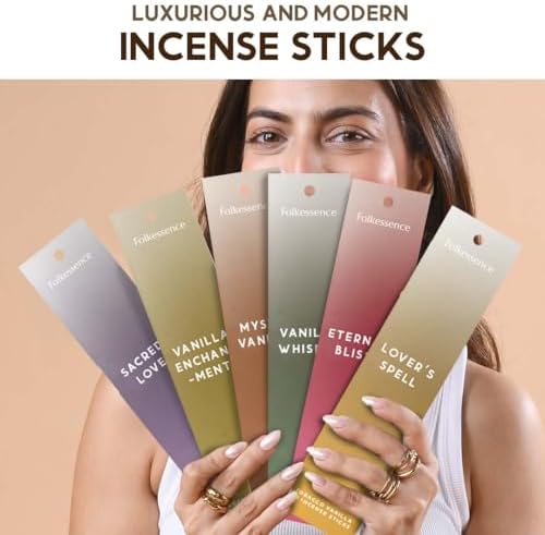 Folkulture Fall Incense Sticks with Holder Set of 6