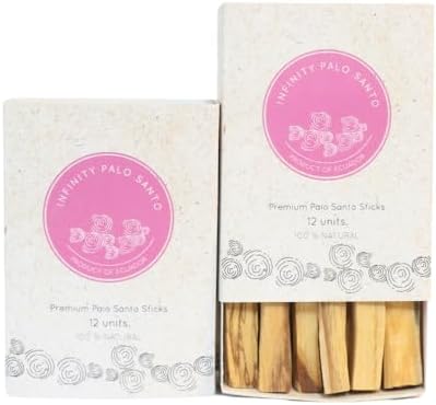 12 Premium Palo Santo Sticks from Ecuador - Natural Wild Harvested Sustainable