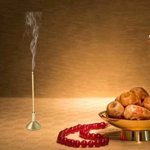 HANABASS 50PCS Brass Incense Holder for Home Decor Meditation Yoga Room Fragrance Decoration