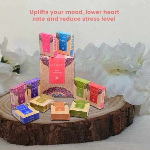 NAQSH Hand Rolled Incense Cones for Meditation and Relaxation