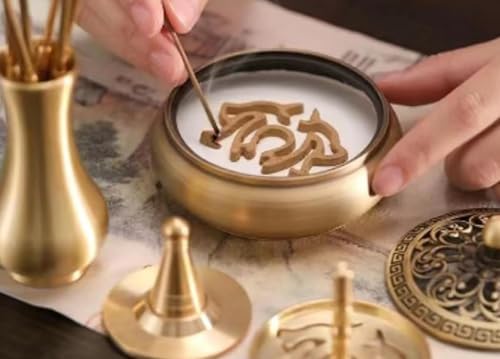 Powder Incense Burner Kit 24Pcs Pure Copper Set