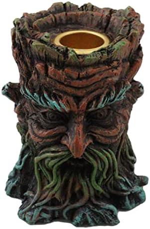 Ebros Gift Magical Forest Greenman Incense Burner Sculpture