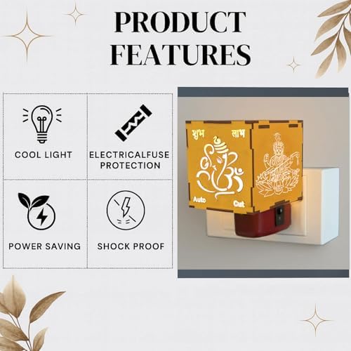 SIGNAMIO Auto Cut Incense Burner with Night Light