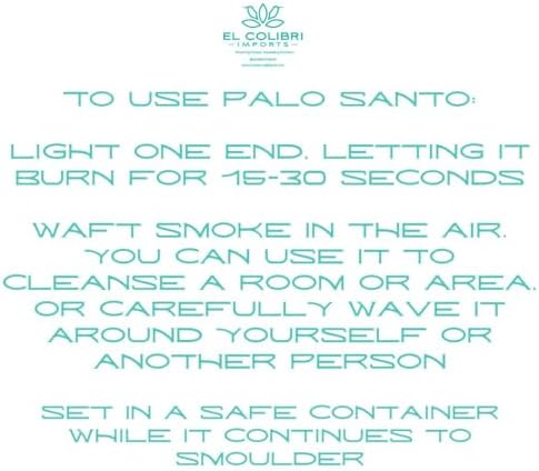 Ethically Sourced Peruvian Palo Santo Incense Sticks 6 Pack