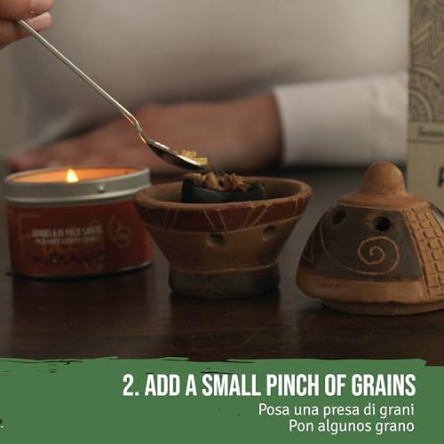 PALOSANTO Natural Incense Grains - 80g for Meditation Yoga