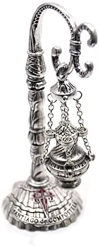Brass Burners Hanging Censer Charcoal Incense Holder Cross Decor