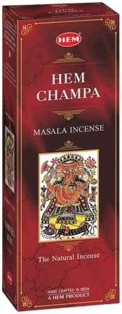 HEM Champa Masala Incense Sticks 6 Pack 120 Sticks
