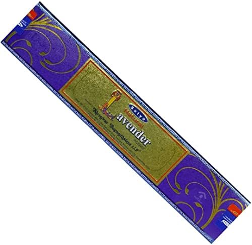 SATYA Natural Lavender Agarbatti Incense Sticks 12 Packs