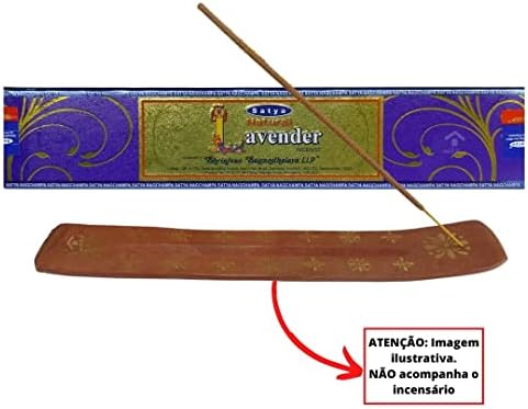 SATYA Natural Lavender Agarbatti Incense Sticks 12 Packs
