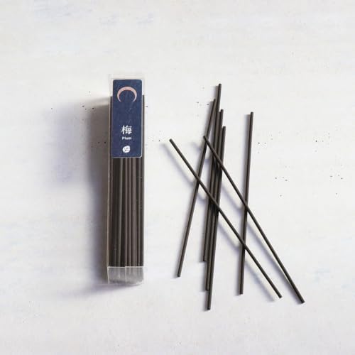 Asayu Japan 2-in-1 Low Smoke Incense Sticks Set with Plum and Agarwood Scents