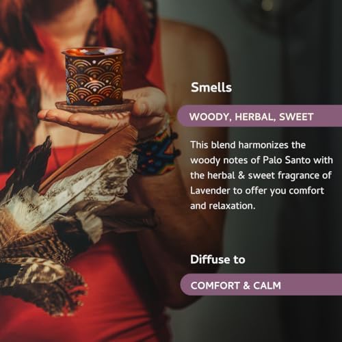 Palo Santo Lavender Smokeless Incense Bricks Refill